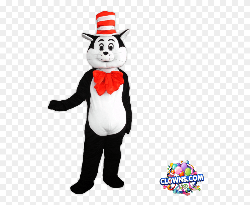 532x630 Cat In The Hat Character Rental Ny Cat In The Hat Mascot Costume, Person, Human, Performer HD PNG Download