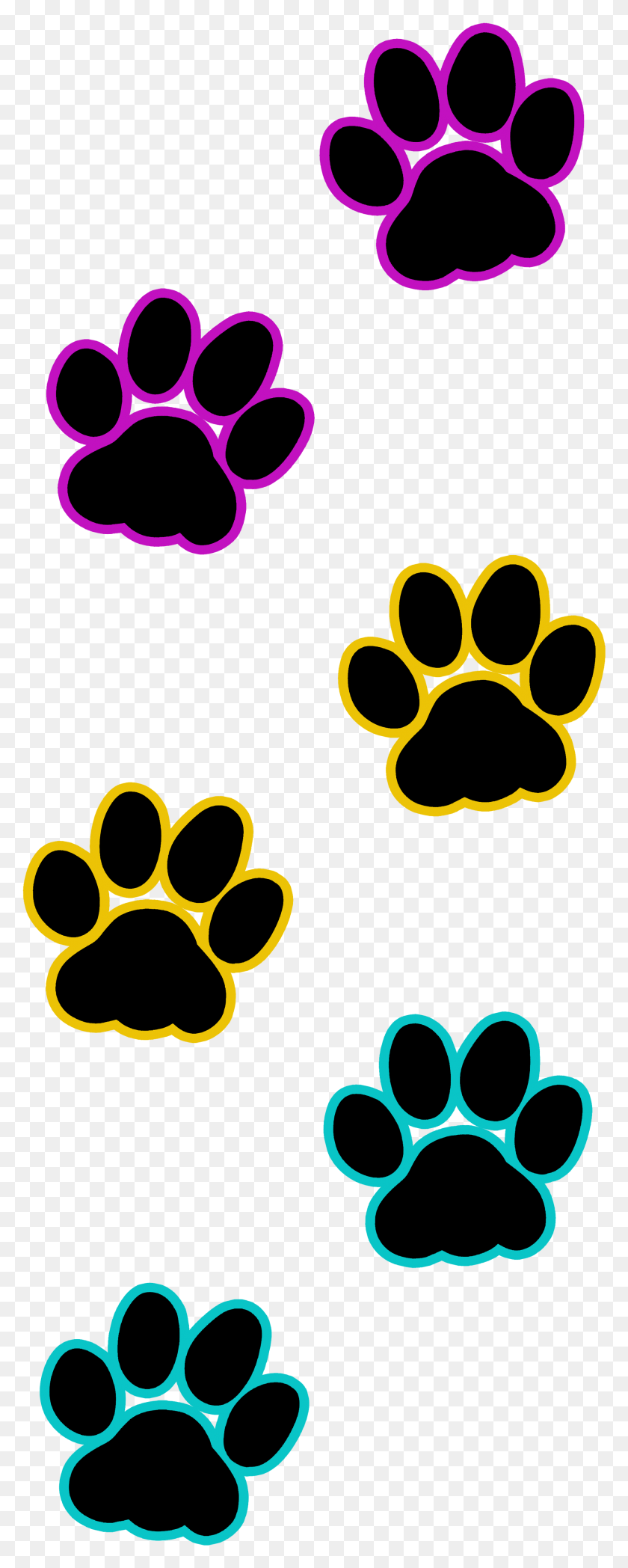 1808x4721 Cat Paw Print Pansexual Transparent Kitty Paw Print, Recycling Symbol, Symbol, Heart HD PNG Download