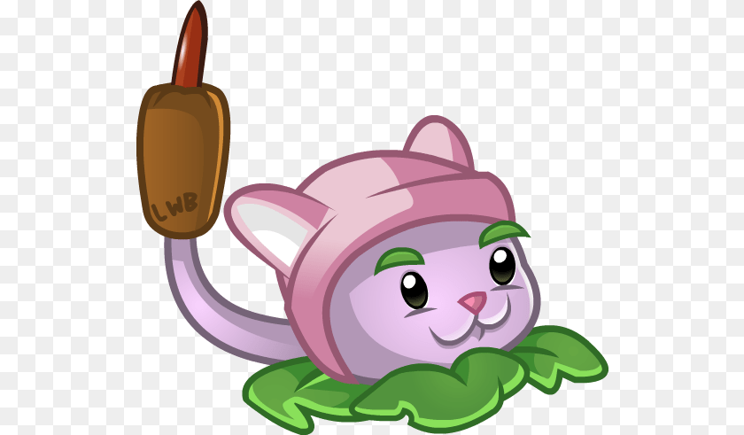 Cat Plants Vs Zombies 2 Cattail, Pottery, Nature, Outdoors, Snow Transparent PNG