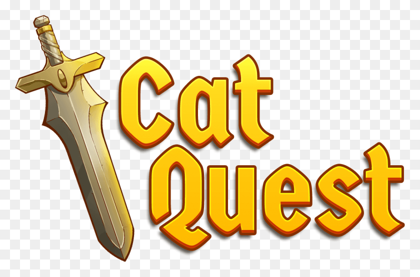1104x702 Cat Quest Press Kit Cat Quest Logo, Text, Food, Plant HD PNG Download