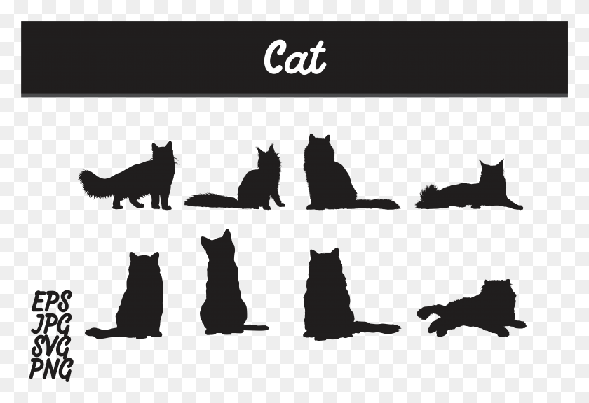 7515x4974 Cat Set Svg Vector Image Bundle Graphic By Arief Sapta Easter Egg Vector Svg, Text, Stencil HD PNG Download