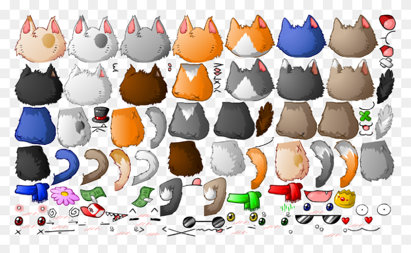 800x469 Cat Sprite 2d Game Cat Character, Food, Plant, Halloween HD PNG Download
