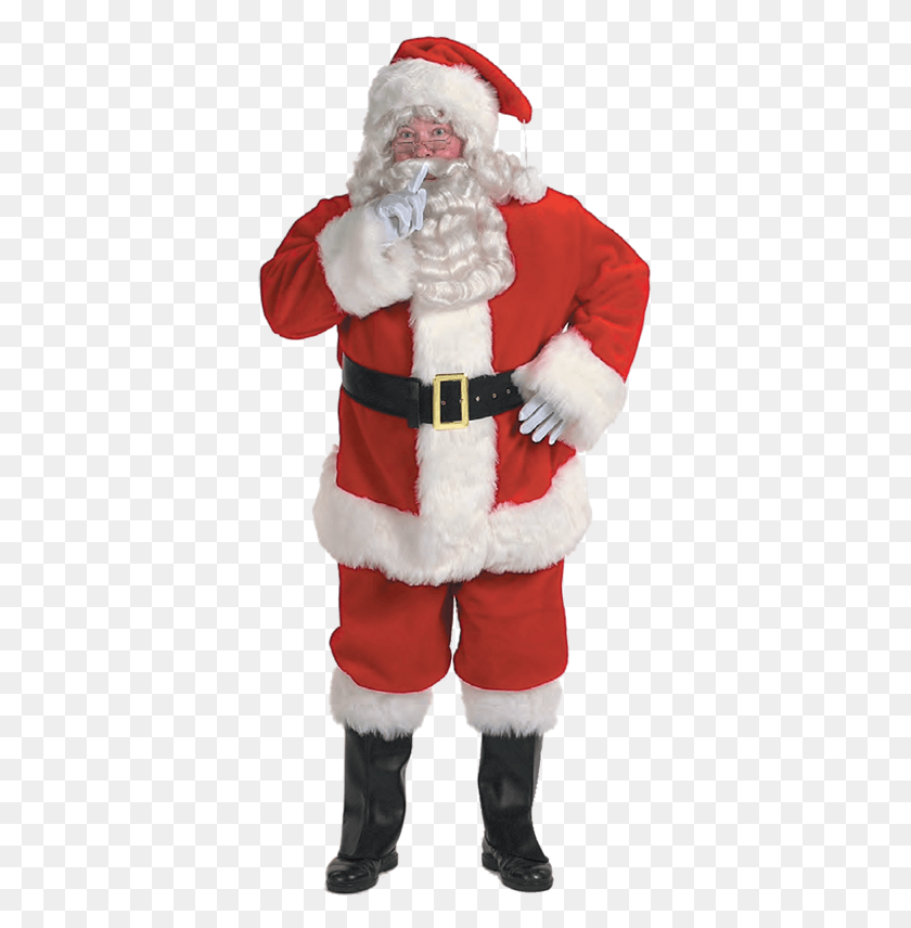 365x796 Descargar Santa Claus En Mi Casa Para Mensajes De Navidad Traje De Santa Claus, Traje, Ropa, Vestimenta Hd Png