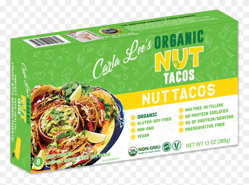 782x567 Categories Carla Lee39s Nut Tacos, Food, Meal, Text HD PNG Download