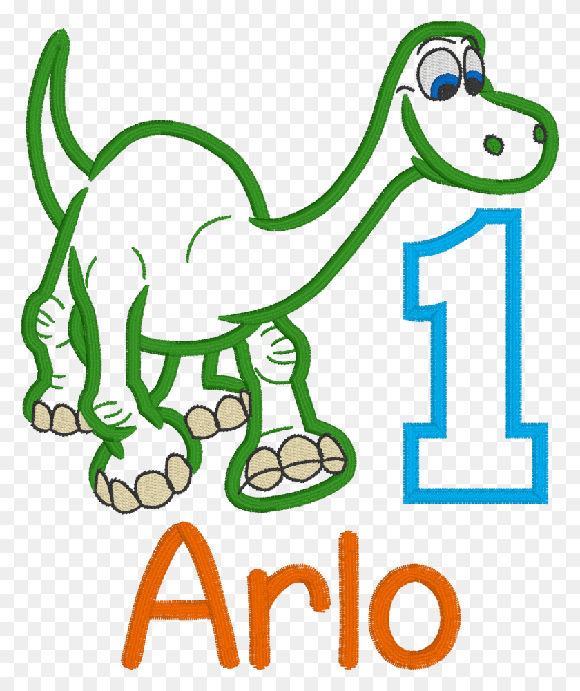 1062x1280 Categories Good Dinosaur Embroidery Design, Number, Symbol, Text HD PNG Download
