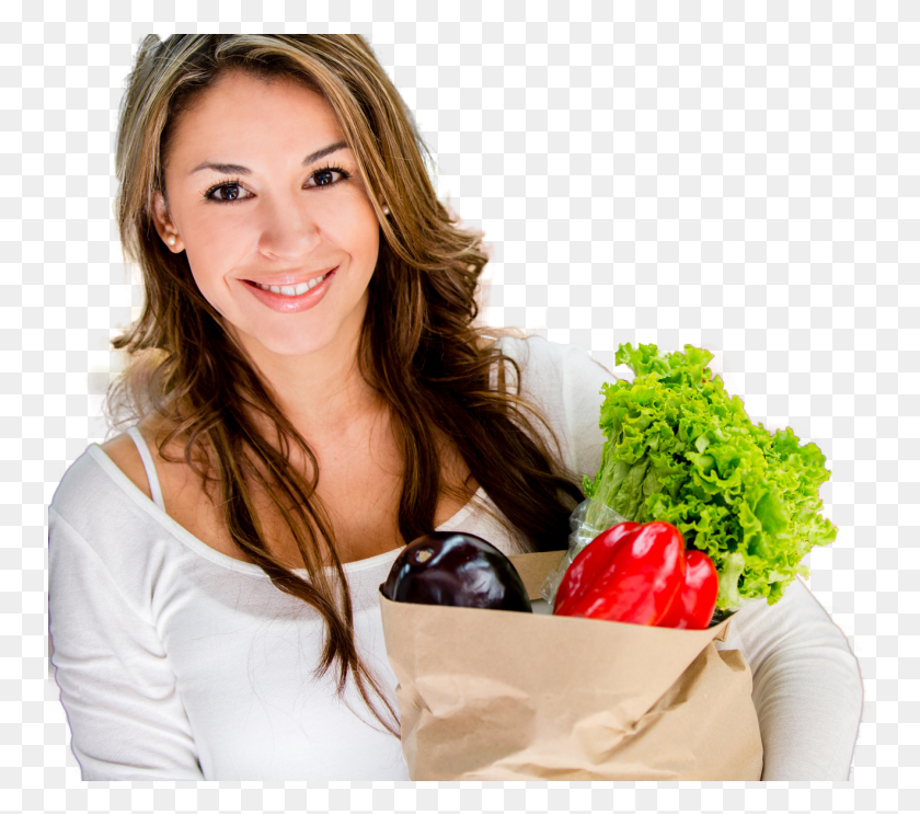 753x683 Categories Supermarket Woman, Person, Human, Plant HD PNG Download