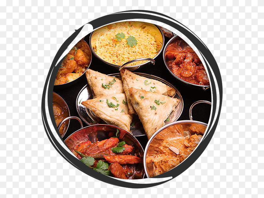 579x572 Catering Services Indian Food Banquet, Bread, Dish, Meal HD PNG Download