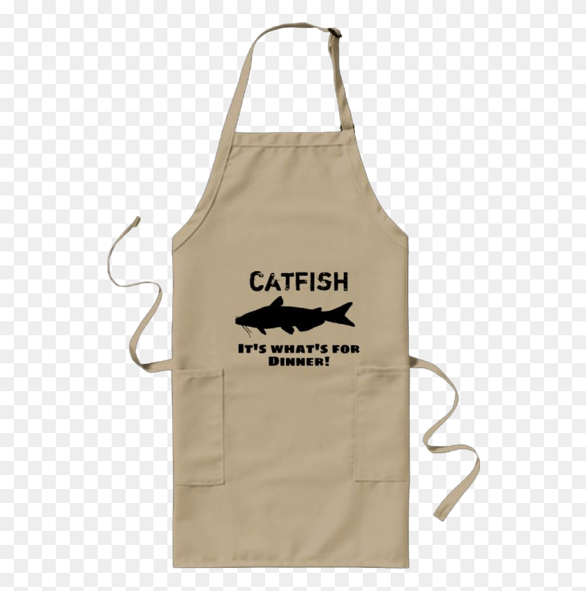 539x786 Catfish Cooking Apron Funny Apron Sayings For Her, Bird, Animal HD PNG Download