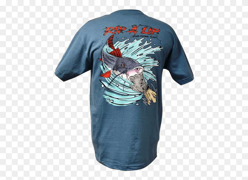 474x551 Descargar Png Equipo De Pesca De Mano De Bagre Rip A Lip Camiseta De Manga Corta Ripalip Paños De Bagre, Ropa, Buitre, Buitre Hd Png