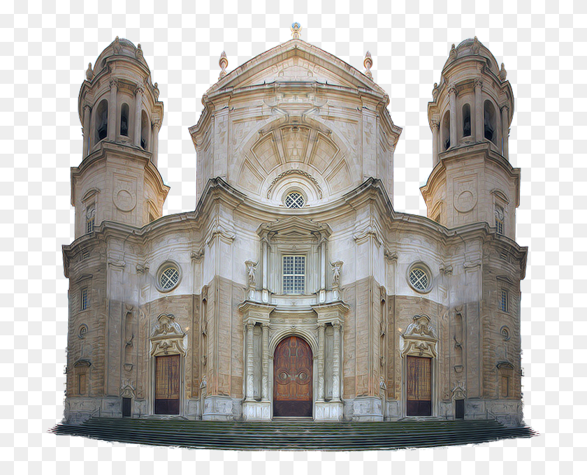711x620 La Catedral De La Catedral De Cdiz, La Catedral, La Arquitectura, La Construcción Hd Png