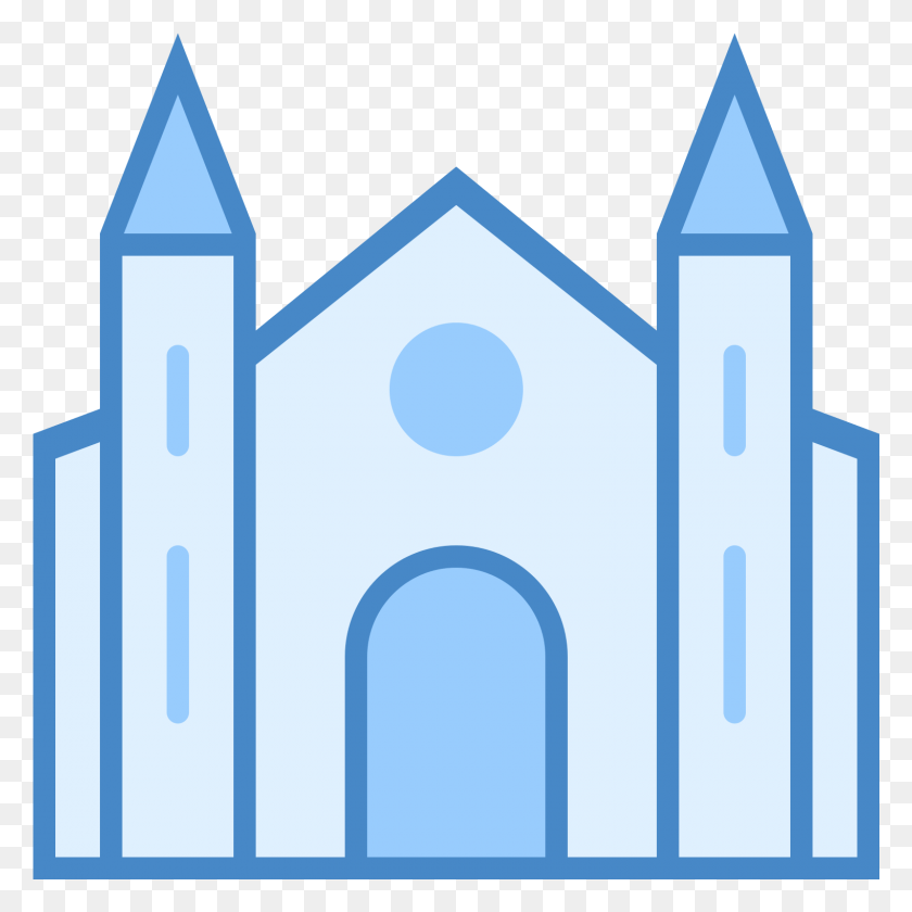 1521x1521 Cathedral Icon, Architecture, Building, Fence HD PNG Download