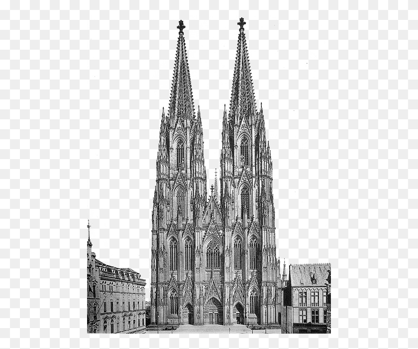 492x642 Cathedral Transparent Background Cologne Cathedral West Facade, Church, Architecture, Building HD PNG Download