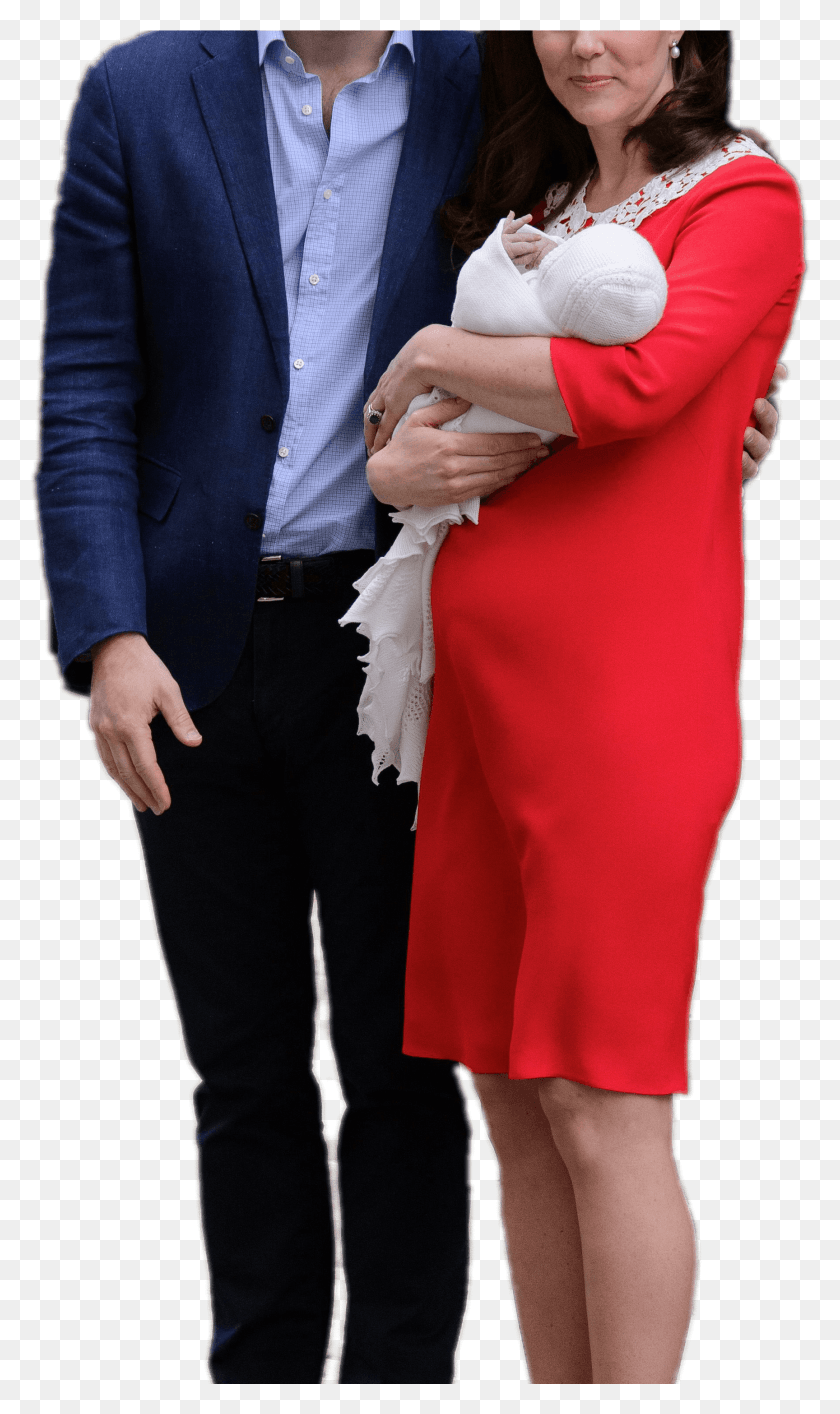 1728x3001 Catherine Duchess Of Cambridge And Newborn Prince Louis, Clothing, Apparel, Sleeve HD PNG Download