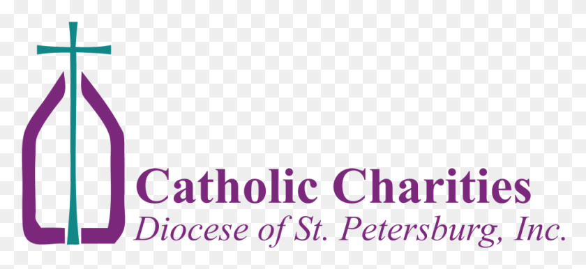 969x406 Catholic Charities Diocese Of St Chameleon Text, Logo, Symbol, Trademark HD PNG Download