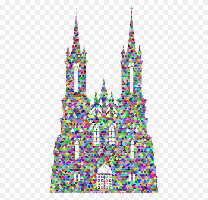 439x749 Catholic Church Catholicism Silhouette Christian Church Prismatic Castle, Confetti, Paper, Person HD PNG Download
