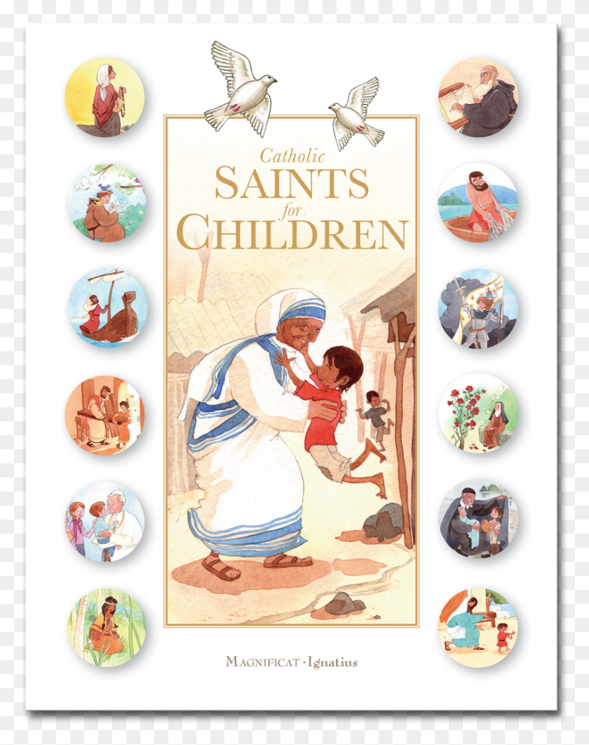 846x1086 Catholic Saints For Children, Person, Bird, Animal HD PNG Download
