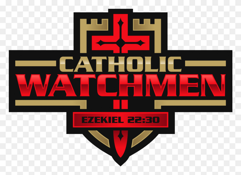 1074x759 Catholic Watchmen Logo, Text, Minecraft, Word HD PNG Download