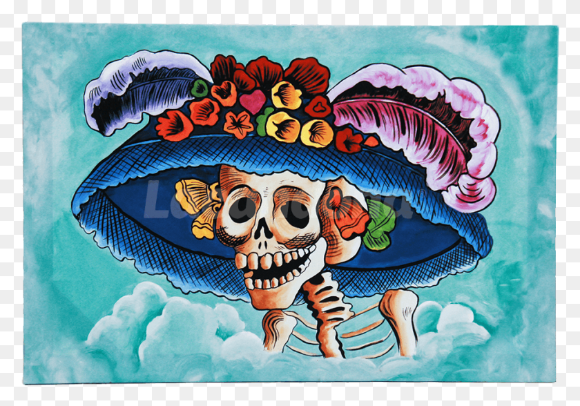 931x631 Catrina Painting Illustration, Doodle HD PNG Download