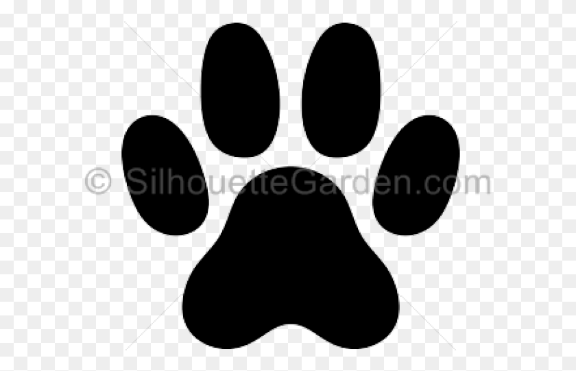 595x481 Cats Paws Silhouette Dog Paw Logo Design, Sunglasses, Accessories, Accessory HD PNG Download