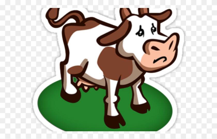 609x481 Cattle Clipart Sad Farmville Cow, Mammal, Animal, Dairy Cow HD PNG Download