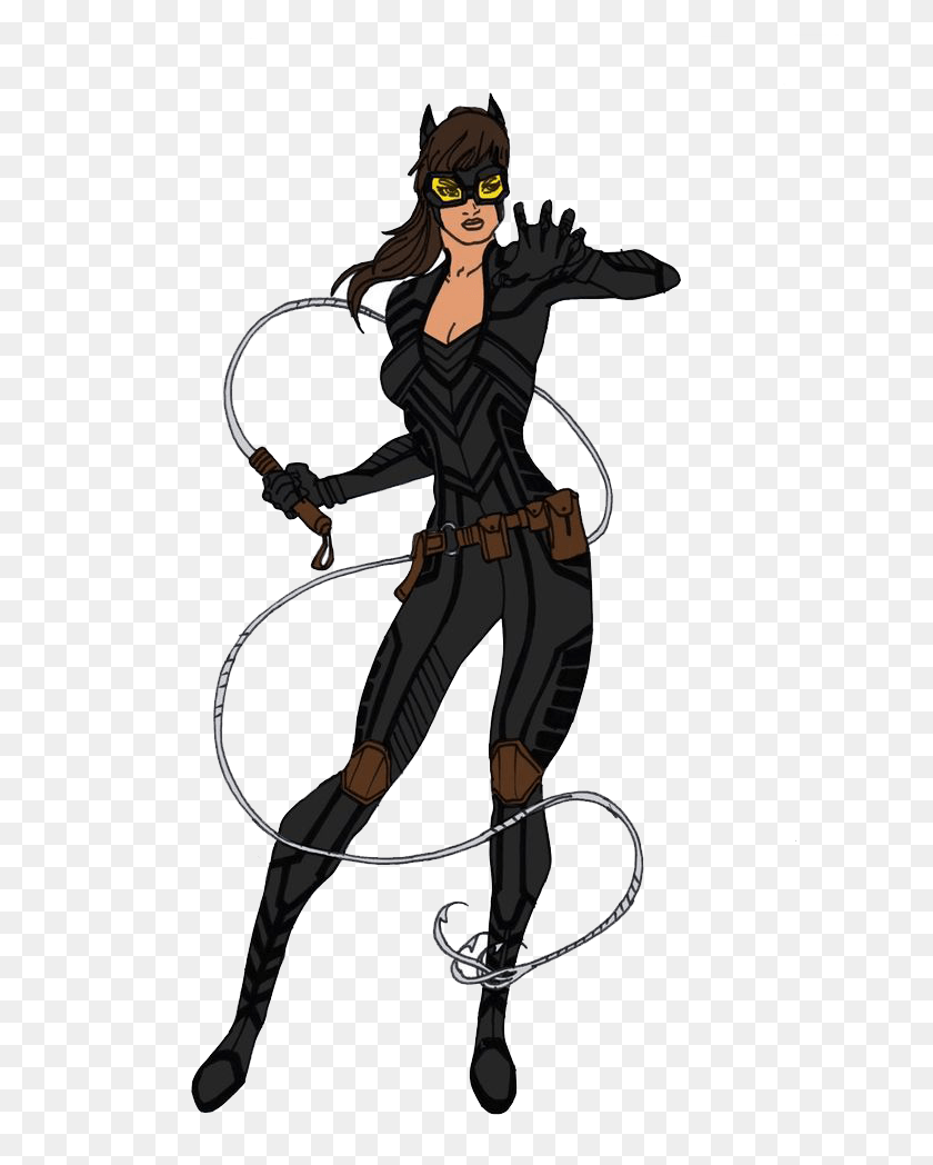681x988 Catwoman Transparent Images Catwoman Redesign, Whip, Person, Human HD PNG Download
