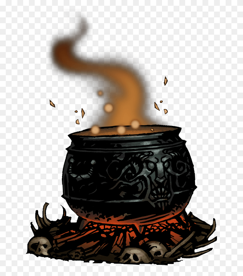 665x894 Cauldron Image Background Darkest Dungeon Cauldron, Fire, Flame, Person HD PNG Download