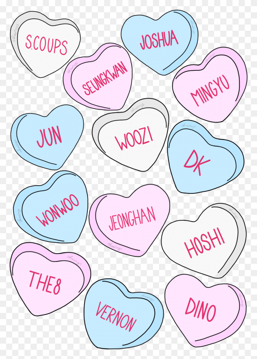 1261x1796 Cause Im Obsessed With Fan Colors Heart, Sweets, Food, Confectionery Descargar Hd Png