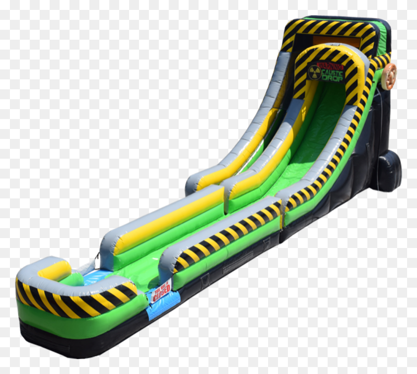 1025x913 Caustic Drop Water Slide Caustic Drop Slide, Toy, Inflatable HD PNG Download
