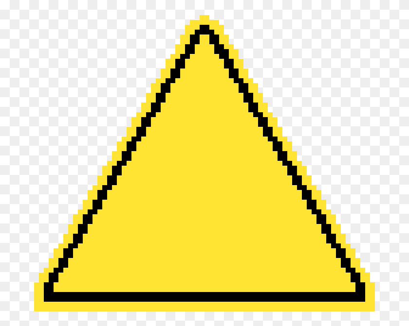 701x611 Caution Sign Embroidered Patch, Triangle HD PNG Download