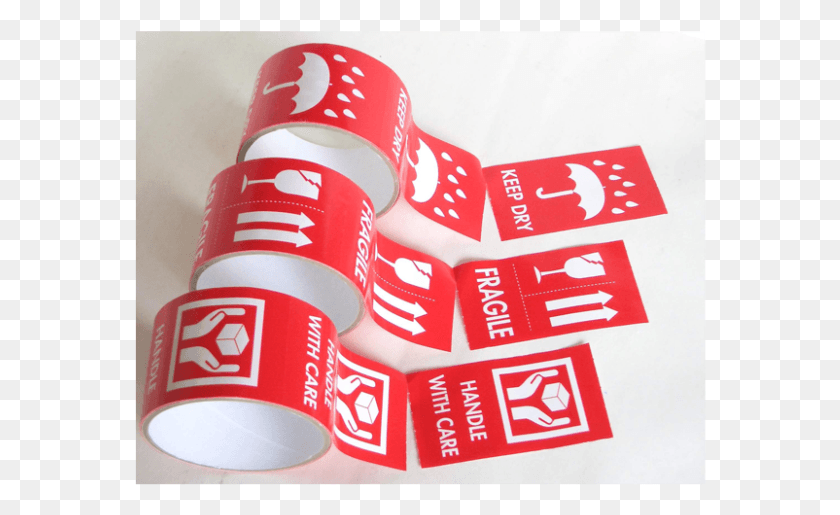 572x455 Caution Warning Used Roll Stick Printed Adhesive Paper, Text, Brace, Ketchup HD PNG Download