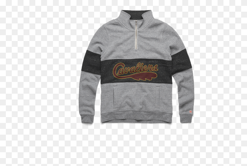 484x507 Cavaliers Flourish Quarter Zip Cleveland Cavs Sweater, Одежда, Одежда, Толстовка Png Скачать
