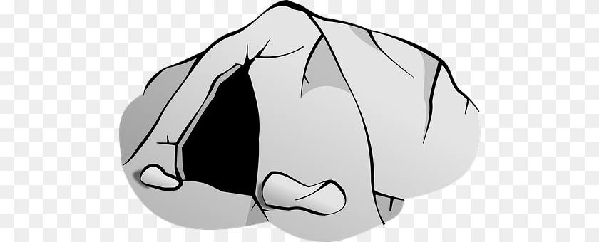 Cave Person Clipart PNG
