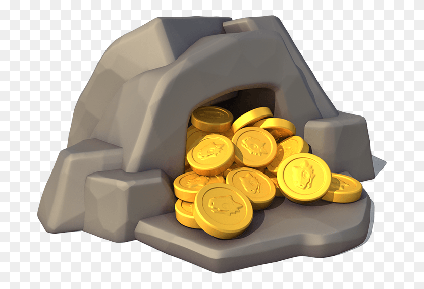 694x513 Cave Of Gold Coin, Treasure, Outdoors, Money HD PNG Download