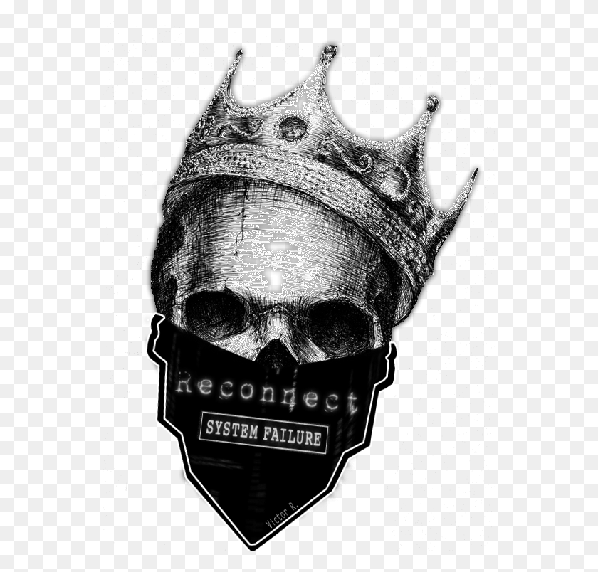 550x744 Caveira Rn Vito Realistic Skull With Crown, Head, Sunglasses, Accessories HD PNG Download