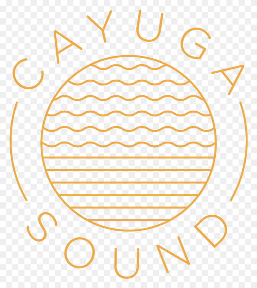 899x1014 Cayuga Logos Final Yellow Cayuga Sound Music Fest, Text, Label, Logo HD PNG Download