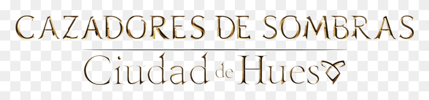 1281x226 Descargar Pngcazadores De Sombras Cazadores De Sombras Ciudad De Hueso Logo, Text, Alphabet, Number Hd Png