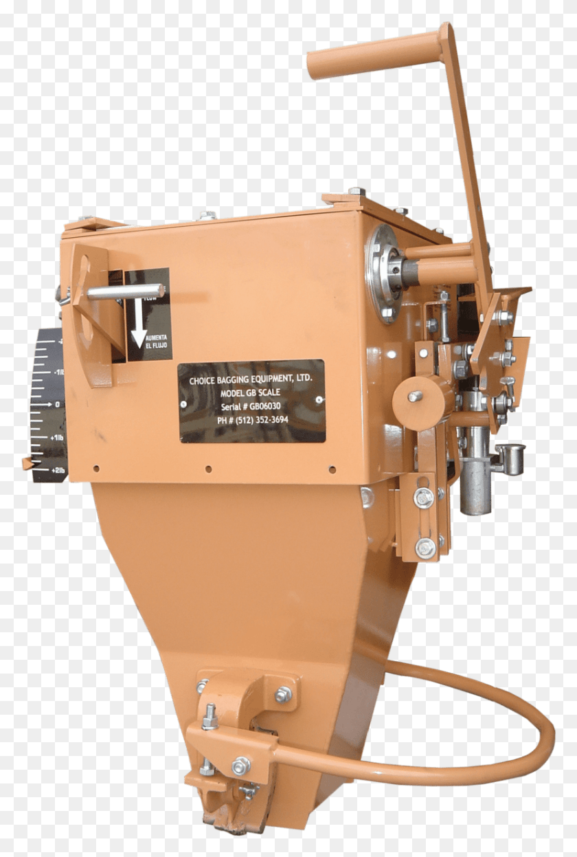 829x1262 Cbe Gb Gravity Fed Gross Weigh Open Mouth Bag Filler Seed Bagging Equipment, Machine, Box, Motor HD PNG Download