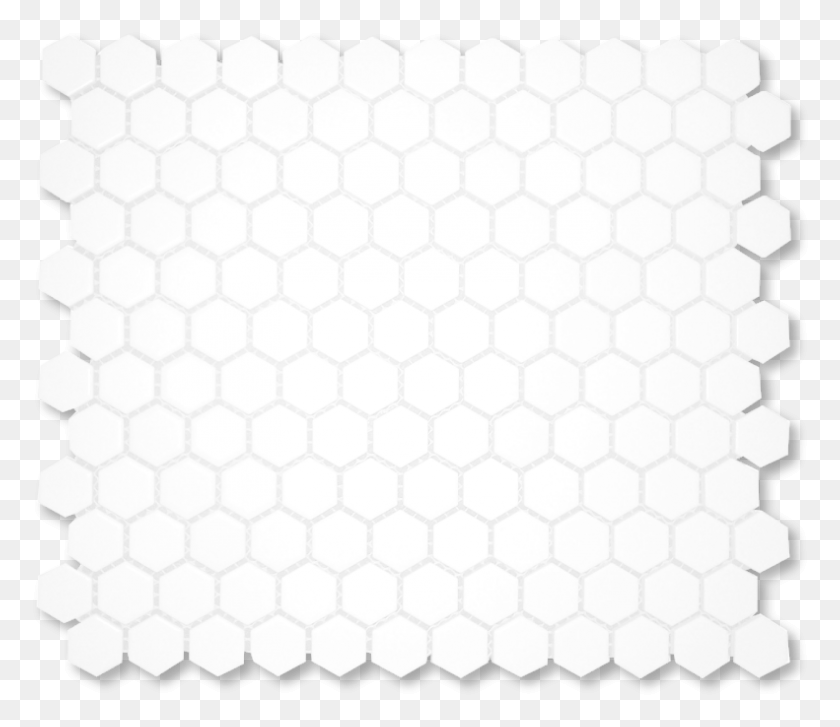 791x677 Descargar Png Cc Mosaics White Matte Hex 1 Honeycomb Ai, Alfombra, Patrón, Textura Hd Png