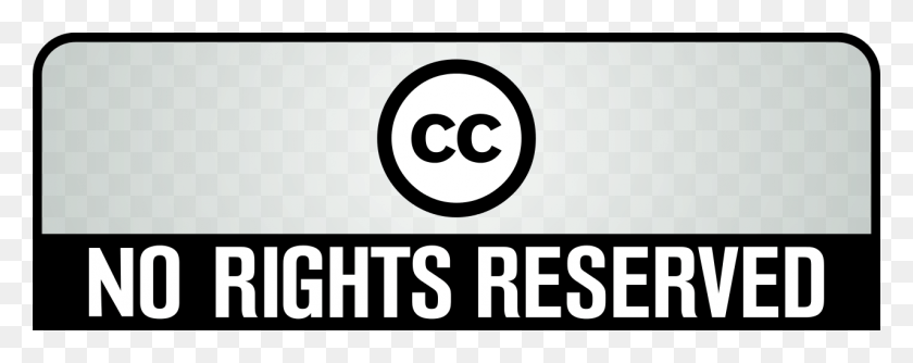 1280x451 Cc No Rights Reserved Creative Commons, Number, Symbol, Text HD PNG Download