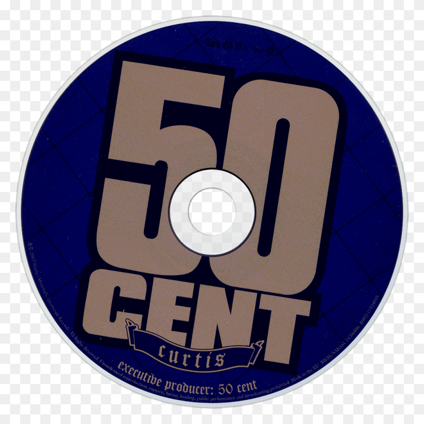 1000x1000 Cdart Artwork 50 Cent, Label, Text, Disk HD PNG Download
