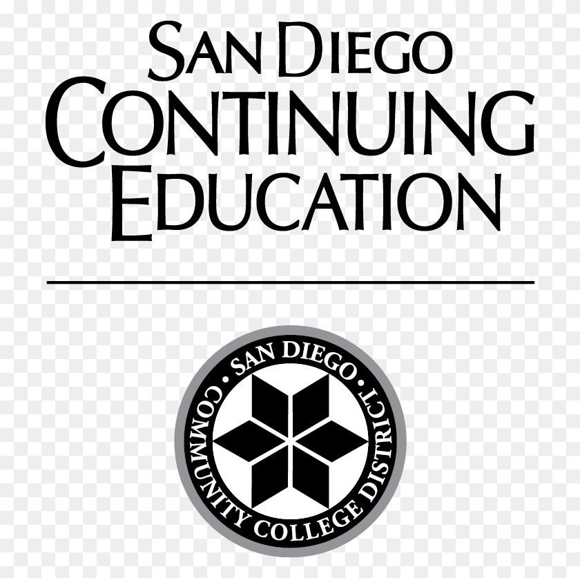 708x777 Ce Logo With District Seal San Diego Community College District, Text, Symbol, Trademark HD PNG Download