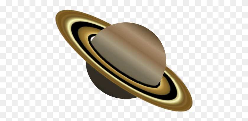469x351 Ce Saturn Free Images At Clkercom Vector Clip Art Online Saturn Planet White Background, Cutlery, Gold, Spoon HD PNG Download