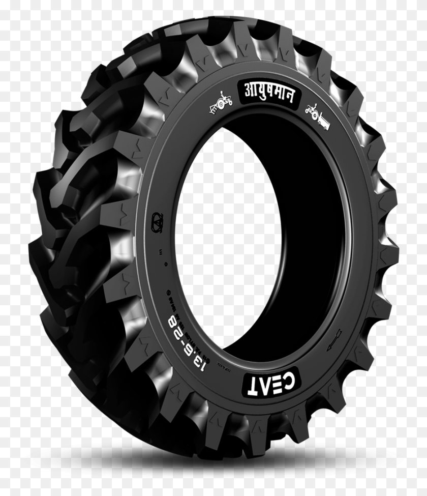 869x1020 Ceat Aayushmaan Tractor Rear Ceat Grip Tyre For Alto, Wristwatch, Tire, Machine HD PNG Download
