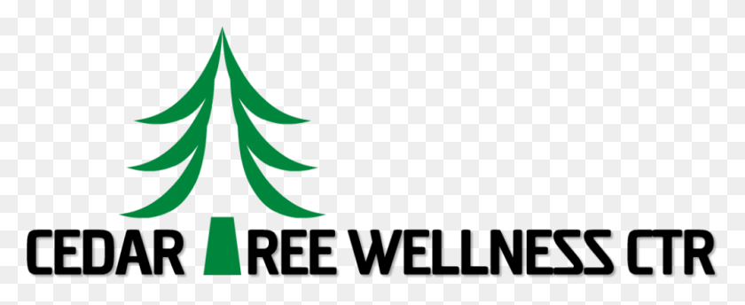 1000x365 Cedar Tree Wellness Center Logo Cedars Tree Logo, Green, Plant, Leaf HD PNG Download