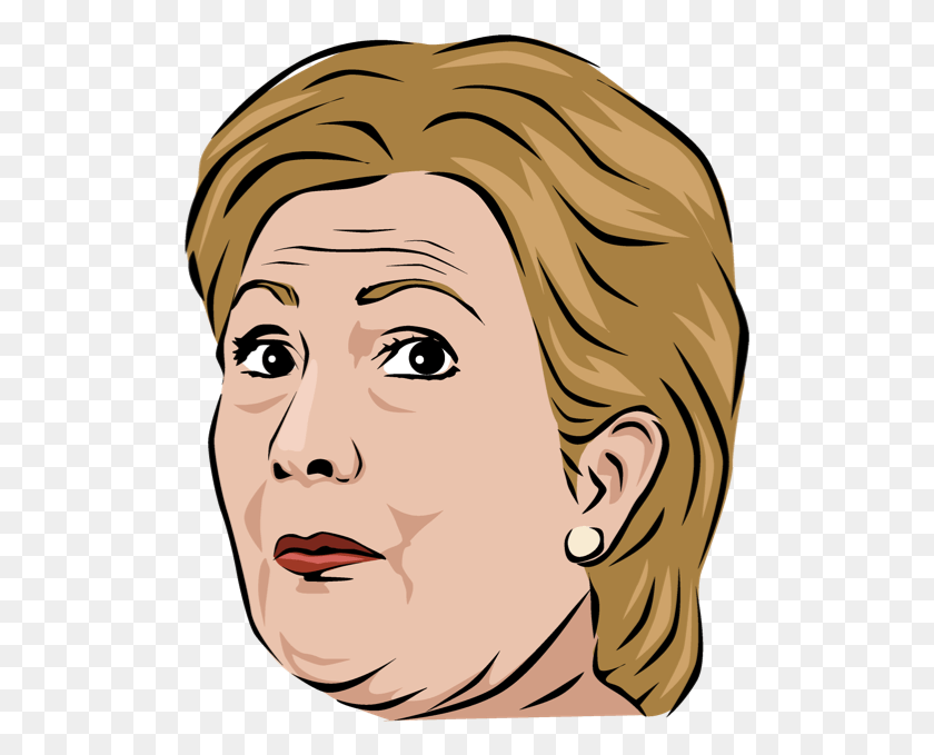 509x619 Celebmoji Politics Stickers Trump Clinton Obama Messages Illustration, Face, Person, Human HD PNG Download