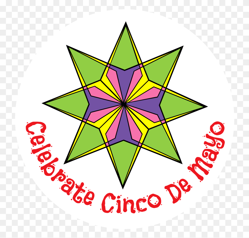 742x741 Celebrate 5 De Mayo Tatuaje Temporal Círculo, Símbolo, Símbolo De La Estrella, Logo Hd Png
