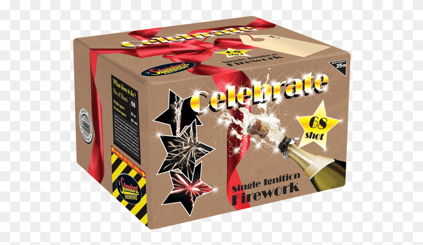 554x426 Celebrate Single Ignition Firework Box, Candle, Cardboard, Poster HD PNG Download
