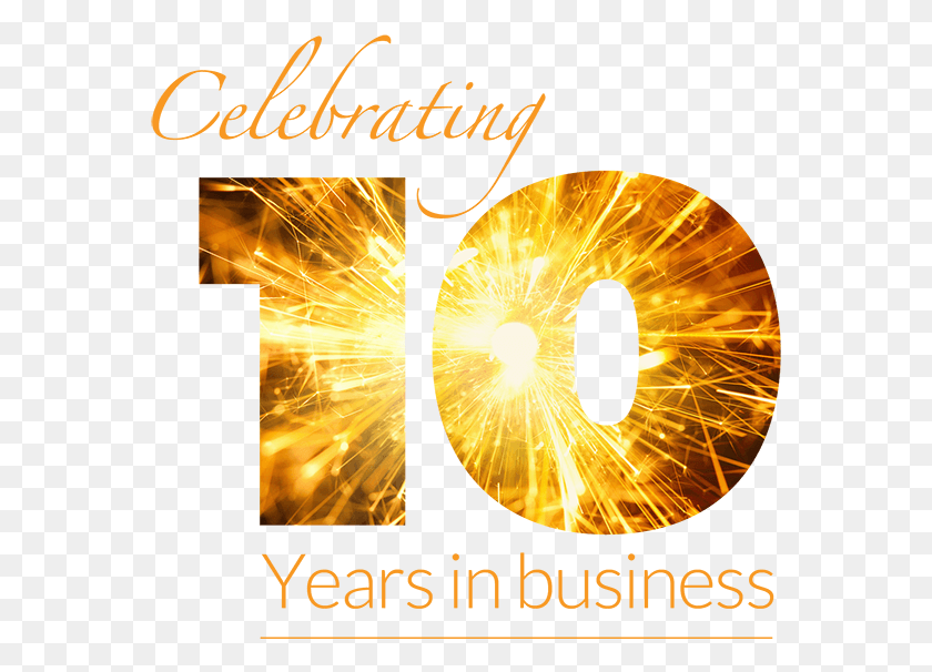 569x546 Celebrating 10 Years In Business, Text, Alphabet, Outdoors HD PNG Download