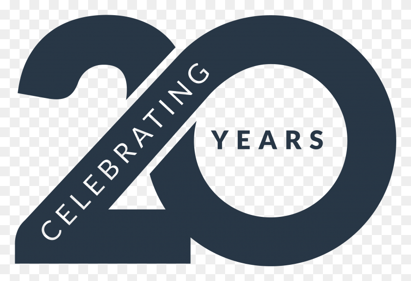 2509x1655 Celebrating 20 Years 20th Anniversary Logo, Text, Alphabet, Number HD PNG Download