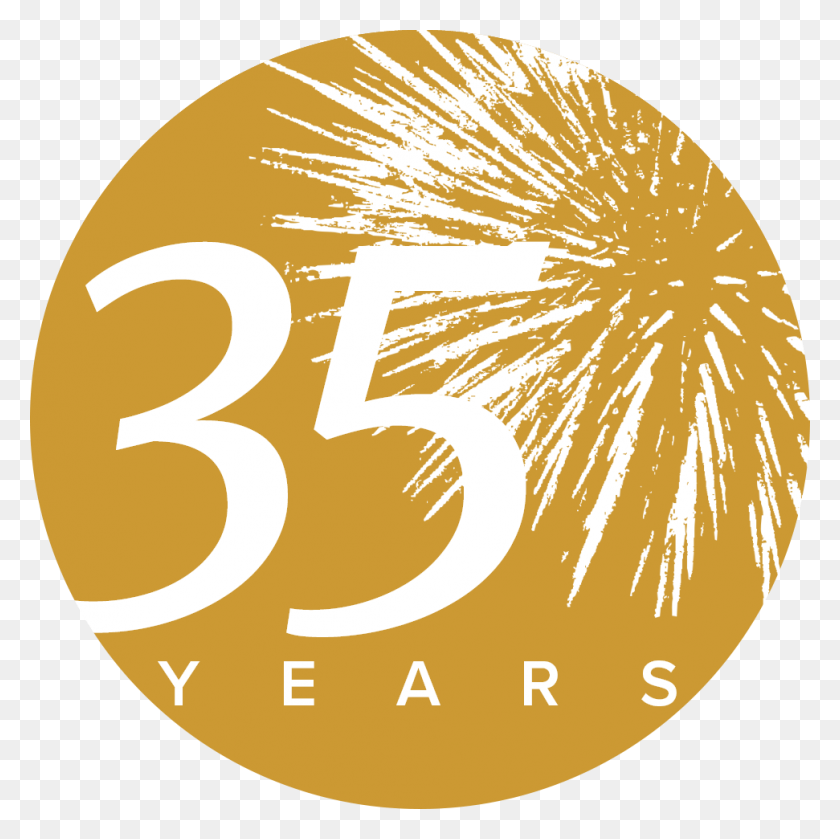 971x970 Celebrating 35 Years, Text, Symbol, Logo HD PNG Download